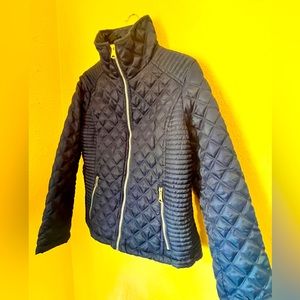 Michael Kors blue mini puffer jacket size medium.